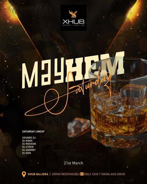 Saturday Mayhem is in full effect—no rules, just vibes