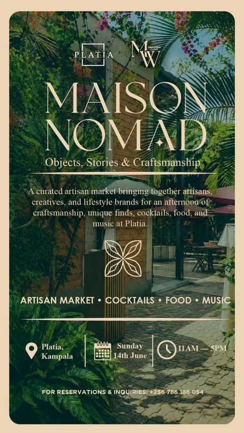 Join us on Sunday 14th of June for the first edition of Maison Nomad, a mindfully curated Artisan Market in the heart of Platia. 

An exquisite shopping experience, delicious foods, tasty cocktails and a live deep house Dj set awaits!