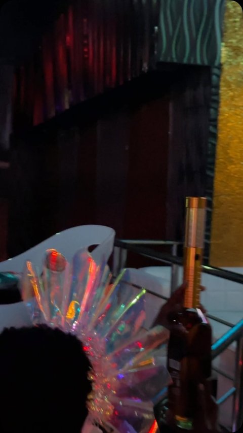 Big bottles at hangout