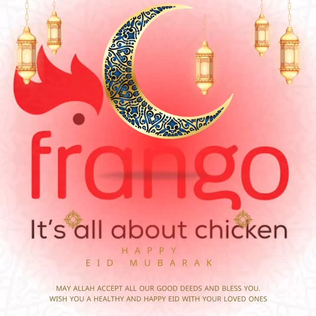 ✨🌙 Eid Mubarak to all our wonderful customers! 🌙✨

May this special day bring you joy, peace, and countless blessings. Thank you for being part of our journey—we appreciate you today and always. 💛

#EidMubarak #Grateful #CelebrateTogether #frangoarena