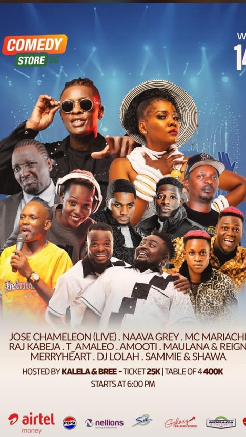 This Wednesday…..
@jchameleon @naavagrey 
Proudly powered by
@noradaautoparts @galaxyfmug @pepsiuganda & @aquafina_uganda @glazerskinclinic @aggrey_motors_offical @nellionsuganda @don_starr_bags & @airtelmoneyug