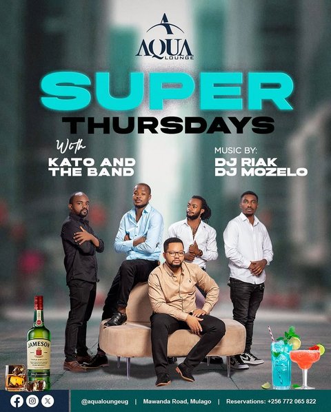 🔥 Exclusive Debut Performance Alert! 🔥

Kato & The Band are taking the stage TONIGHT at Aqua Lounge for their highly anticipated FIRST SHOW!🎶✨ 

🎸 Get ready to be blown away by fresh, electrifying melodies and powerhouse sound as they make their unforgettable debut! This is your chance to witness the birth of something truly special—live and in person. 

📍 Aqua Lounge
⏰ Tonight only! Don’t miss out! 

🎟️ Grab your spot now and be part of live music! #KatoDebut #LiveAtAqua

🔥 See you there—it’s going to be lit!🔥