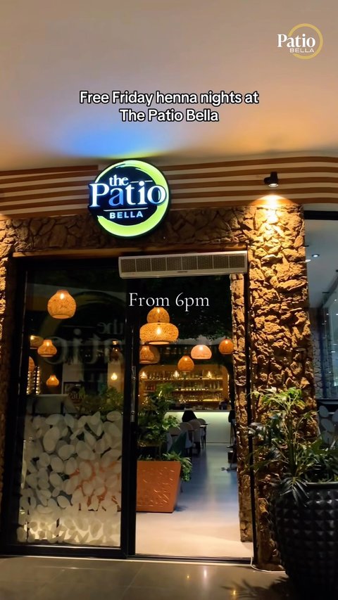 Main character energy starts with fresh henna. 🤎✨

Come for the food, stay for the free henna, cocktails, and sunsets. Fridays at Patio Bella are a whole vibe.

📍Every Friday | Patio Bella

#PatioBella #WhereWeAllComeTogether #HennaFridays #SunsetsAtBella #Kampala
