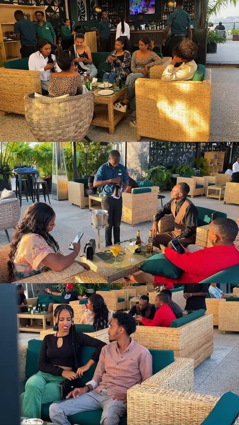 Above Kampala, the noise fades and the setting transforms.

Whether you’re here to relax with a small group, enjoy a smoke under the stars, or spend an evening with someone special, the rooftop wraps it all in calm, comfort, and elevated hospitality.✨

Perfect for those who love their nights a little more refined, a little more open.