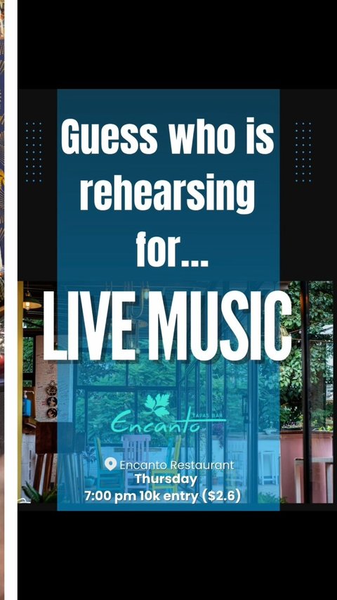 🎶 THIS THURSDAY, the stage comes alive! 🔥

Musicology Project ft. Lysha N’ is bringing the energy, the soul, and the vibes you don’t want to miss. 🎤✨

Round up your friends, grab your favorite drink, and let the music take over your night.

🎵 Live Music
🍽️ Great food • Amazing cocktails • The best atmosphere

Your Thursday plans? Sorted. 
See you at Encanto. 💃🏽🕺🏽

#encantorestaurant #musicologyproject #LiveMusic #kampala #foodlover