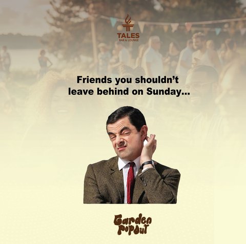 Everyone has that friend… and guess what? This Sunday, we’re not leaving anyone behind. 

Tag your crew, make your reservations early via +256 700 564 679 , and let’s create unforgettable memories together.

#talesbarandlounge