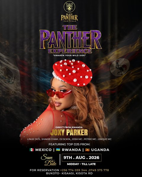 Uganda, are you ready? 🇺🇬🔥

I’ll be live on the decks at The Panther Experience on 9th August! Trust me, you don’t want to miss this one—it’s going to be an unforgettable vibe from midday till late.

Save the date, and let’s make memories together. See you there! 🎧🔥❤️
