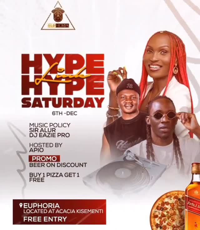 This Saturday belongs to the wild ones.
Hype Link at Euphoria —and the entry is absolutely free.
Pizza promo + more  discount? Say no more.
@zittypeace_apio @sir.alur