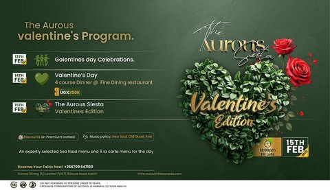 Sip, Sip, Hooray! #theaurousvalentine's program💚🎵
