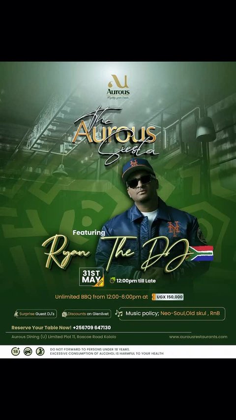 Previously on #theAurousSiesta!
Join us on 📆 31/05/2026 for the next episode to celebrate AUROUS' 2nd Anniversary🎉🍾
For Table reservations ☎️ +256709647130 /+256777353347
@viclandwinesandspirits @theglenlivet