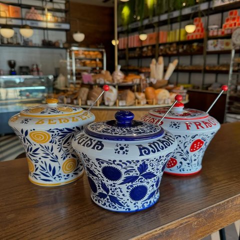 Our beautiful collection of new original porcelain decorative  jars are now available in shop.