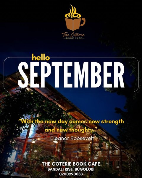 It's a #newmonth - Fresh Start, Fresh Ideas & New You

#september #newmonthseptember #coteriebookcafe