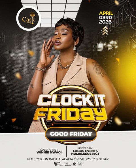 CLOCK IT FRIDAY with @winnienwagi LIVE at @caskloungekla 
Powered by #citygrooveband bringing you nonstop energy all night 🔥🔥