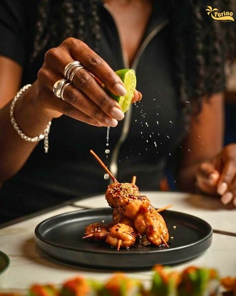 Elevating every bite, one drizzle at a time. 
#TorinoKampala #KampalaEats #FoodieUg