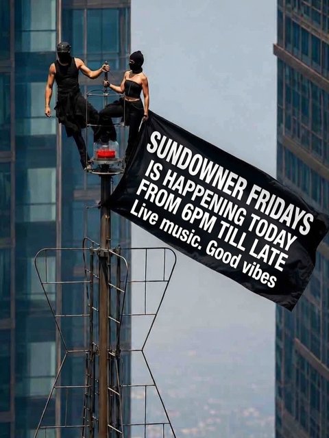 One reason why you are not coming to Sundowner Fridays today???????

No reason at all!!!!🔥🔥🔥🔥🔥🔥🔥