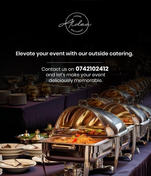 Good food has a way of turning moments into memories.

Whether you’re hosting a corporate event, celebrating a milestone, or gathering with loved ones, Aldea is ready to serve.

Because every occasion deserves an exceptional dining experience.

For Reservations ☎️: 0742102421