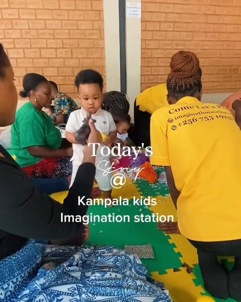 Bring your kids to kampala kids imagination station to play and have memorable fun activities #kids #funactivityforkids♥️ #kidsparty @littlebeans_playgroup_kampala @coffeeculturekampala