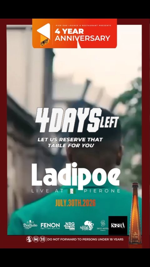 Have you reserved your spot ? 
Do you have your outfit ready ?
Are your vibes set to 100% ?

#Pier1Lounge #4yearsanniversary❤️ #LadipoeLiveInKampala