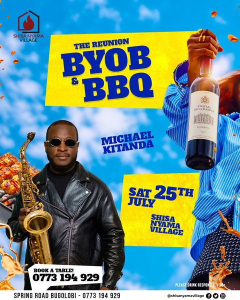 The reunion you’ve been waiting for is here! 🔥

Reserve your table now: 0773 194 929

#BYOB #BBQ #ShisaNyamaVillage #fypシ❤️💞❤️ #uganda