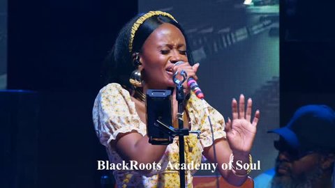 BlackRoots Academy Of Soul And BlackRoots UNLIMITED performed Soul-RnB Icon/The Queen Of Soul Aretha Franklin's classic; 'Who's Zoomin' Who'; at The Blue Note SOUL-RNB Series - Saturday 04th July 2026 at Fratelli Bar & Grill, Kampala. 

Lead Vocalist: Tonya Ahenda 
Drums: Nehemiah Kasika 
Percussion: Moses Mukisa 
Bass: TShaka 'TSBRBass' Mayanja
Aux Keyboards/MD: Festo Mugume 
Piano/EPs: Osteen 'J-steen' Mwesigwa 
Lead/Rhythm Guitar: Paul Tim Ntege Jr 
Harmony Singers: Lisa 'LaSonia' Sonia, Nathan 'Nate' Ssemanda and Aaron Ddamulira 

FOH/Monitor Engineer: Josh Kaspian, Fred Kibirige, Mark Mbalu 
Sound: Real Sounds 
Backline: Notable Entertainment 
Video Credit 📹: Ebony Hue 
Lights/Graphics: Jenkins Mukasa 
Lighting/Screen: Jenkins Mukasa 

☥🎵☥ 
#GoodMusicUnitesHumanity
#MelaninSoulRnB 
#KeepingLiveMusicAlive