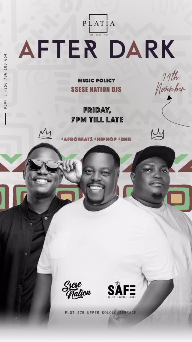 Thank God it’s Friday! And your favourite proggie is on…

#platiaafterdark #tgif #kampala #afrobeats