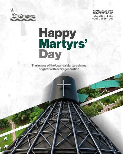 Today, we honour those who stood firm in their beliefs.
Happy Martyrs' Day, Uganda.

#martyrsday #martyrsdayuganda