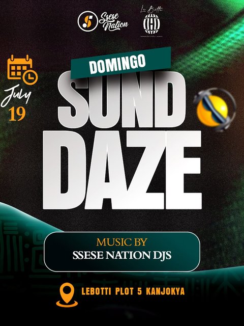🪇Shoes clean , very healthy, got your wallet.

Then why not #domingosundaze .

This Sunday, the 19th ,we meet at @lebottiug without hesitation.
Unless you want us to pick you up 😒😁.

Call in for bookings and reservations on :+256789181221
Can’t wait 😛 
#ssesenation .