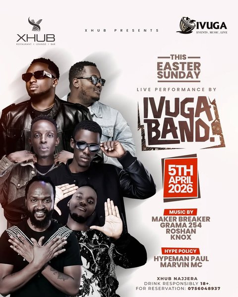 Ivuga band brings the heat on Easter Sunday with the hottest lineup till the sun dips