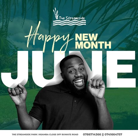 Hello June! 
New month, new memories, new adventures. Here's to good vibes, great moments, and unforgettable experiences at The Streamside Park.

#HappyNewMonth #HelloJune #TheStreamsidePark