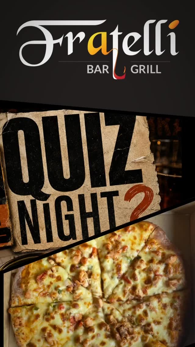 CATCH US EVERY WEDNESDAY! It’s Quiz Night at Fratelli — good questions, friendly competition, good company, and 2-for-1 pizza to keep the team fuelled. Quiz…