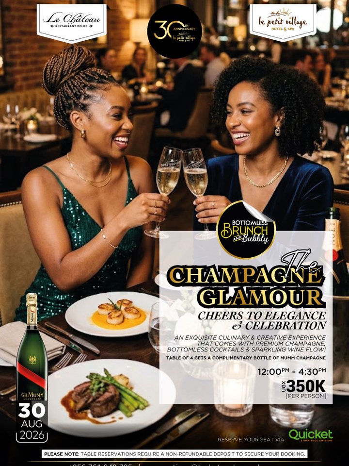 T-6 days to the Bottomless Brunch & Bubbly at Le Château!Do you have your tickets yet? If not, can you explain why?Hurry & book your tickets through the link…