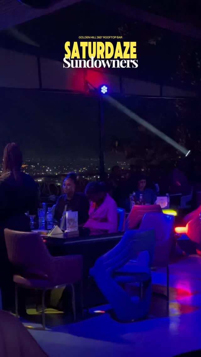 This is what Saturdays look like. DJ Veno on the decks, drinks flowing, good vibes all around and the city lighting up below. Saturdaze Sundowners, every…