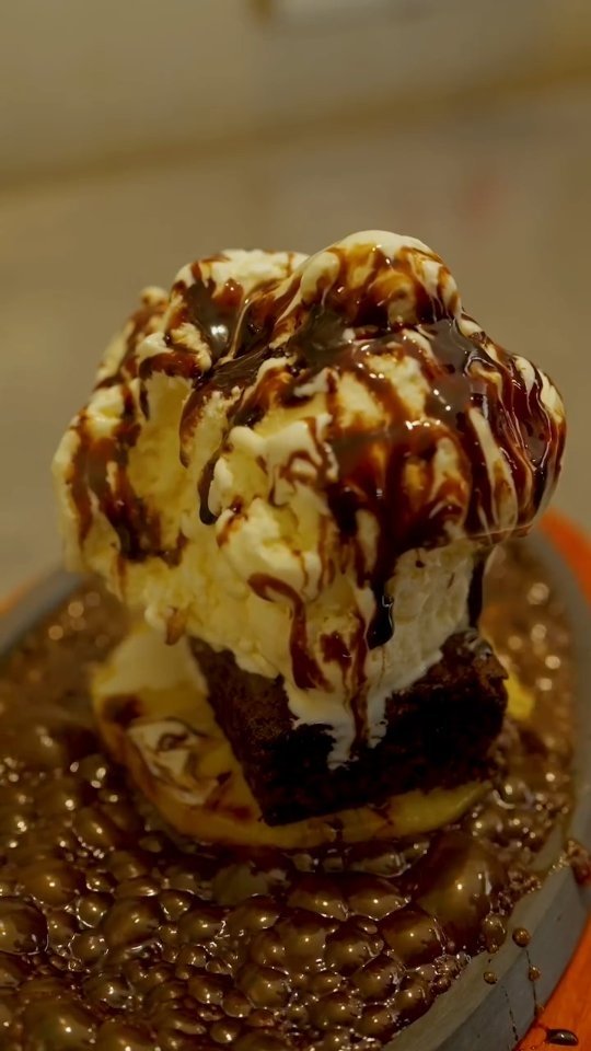 The sizzle gets your attention. The chocolate keeps you coming backSave room for dessert at Nawab’s Asian Bistro today Nawab's Asian Bistro, Acacia mall 2nd…