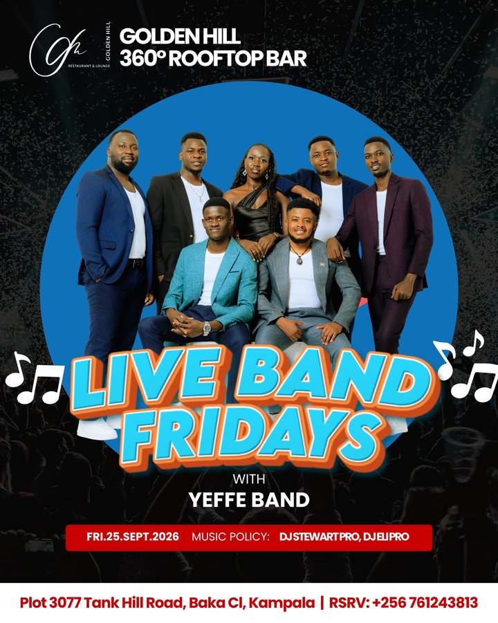Every Friday. It’s Band Night with Yeffe Band.