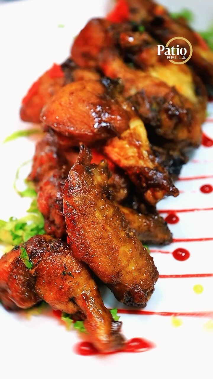 Crispy, saucy, and seriously hard to resist. Your wing cravings have a home at Patio Bella.