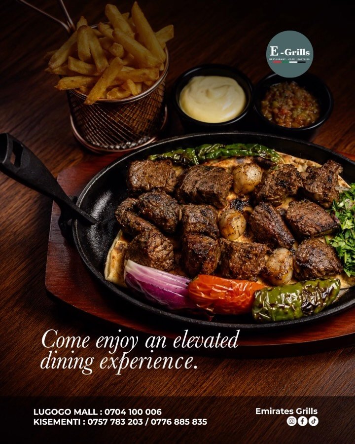 New week, same excuse to treat yourself. Come through to **Emirates Grill, Lugogo Mall** and make your Monday a little more flavourful. Who are you bringing?