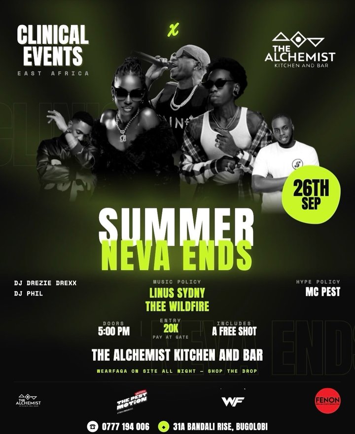 One more for summer – it’s still a lifestyle. Vol 2 31A Bandali rise, bugolobi 26th September ⏰ Gates open 5pm