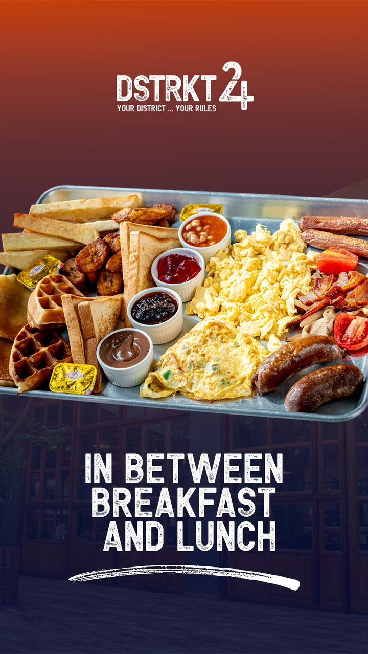 Can’t decide whether you breakfast or lunch? We got you /7