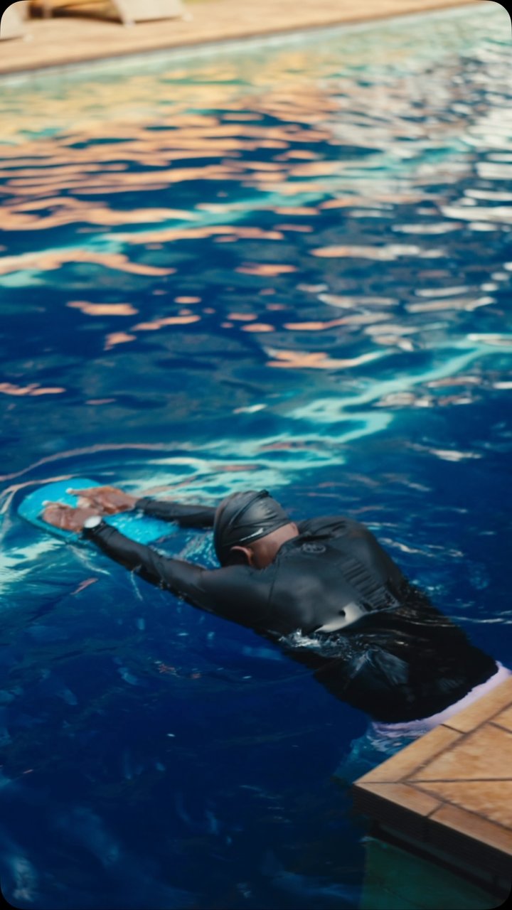 Round two with our swim instructor. Join us for a swim any time of the day!