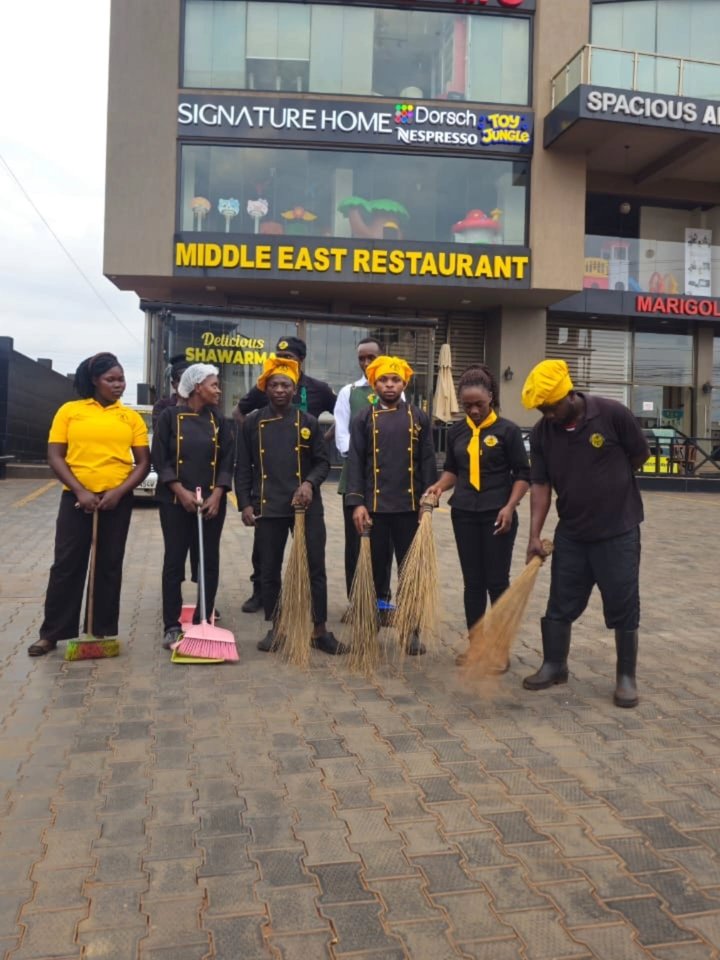 Today, Middle East Restaurant proudly joins Uganda in marking the 2nd National Cleaning Day. 🇺🇬A cleaner Uganda begins with each one of us. Our team stepped…