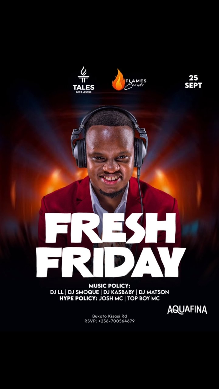 Friday called… and it said “WE OUTSIDE!” Fresh Friday at Tales is bringing the DJs, the energy, the drinks and the kind of vibes that make you forget all your…
