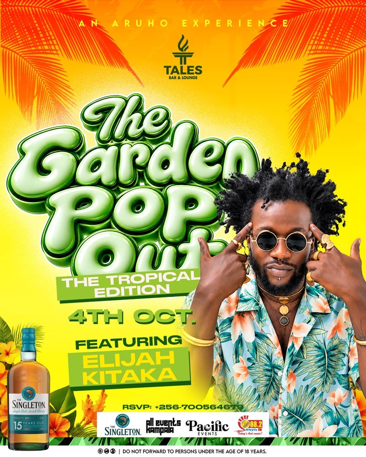 The Garden Pop Out is back. And this time, we’re going tropical with bringing the energy. 4th October
Tales Bar & Lounge Pull up in your best tropical fit and…