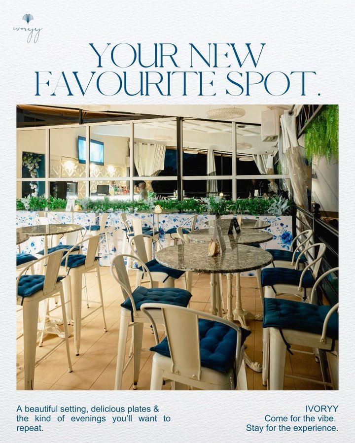 Turn ordinary plans into Ivoryy moments. Good food, beautiful surroundings, and a vibe that makes you want to stay a little longer. Whether it’s a casual…