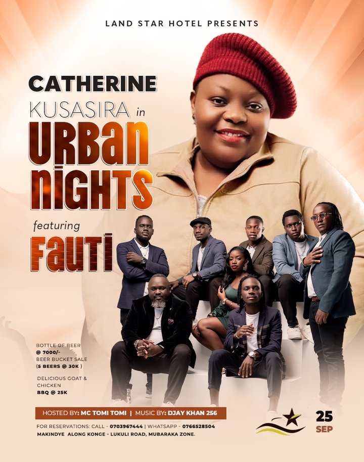 Tonight’s vibes at are about to be serious! We’re having Catherine Kusasira join us on stage. See you there!