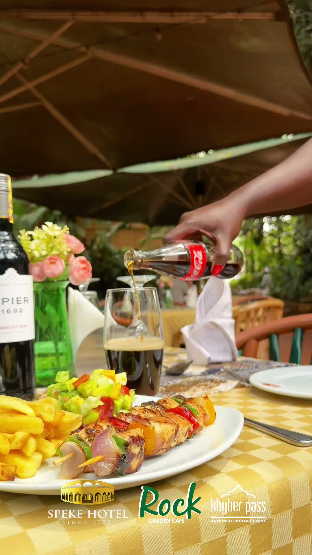 Enjoy a delicious Muchomo Munch at Speke Hotel Kampala with your choice of juicy beef or chicken, crispy chips, fresh salad, and a FREE soft drink for only UGX…