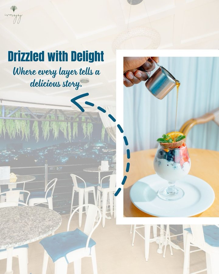 A little taste of everything you love, served with a view worth staying for. Come experience delicious food, refreshing sips, and beautiful moments at Ivoryy…