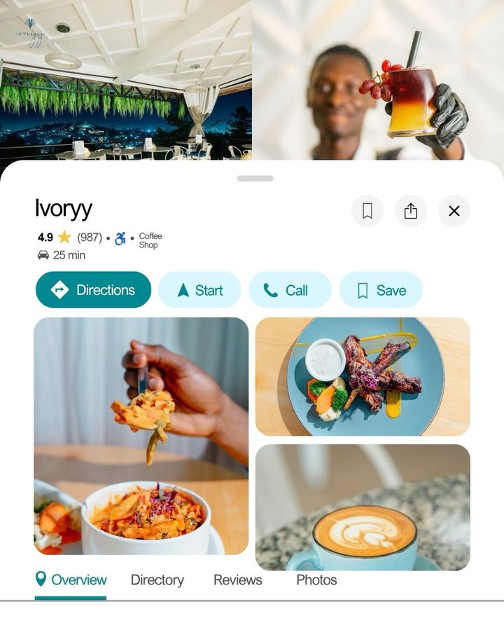 Good food, great coffee, and a view to remember. Ivoryy is where every moment tastes better. Reservations; .
17 Kololo Hill Ln, Kampala, Uganda