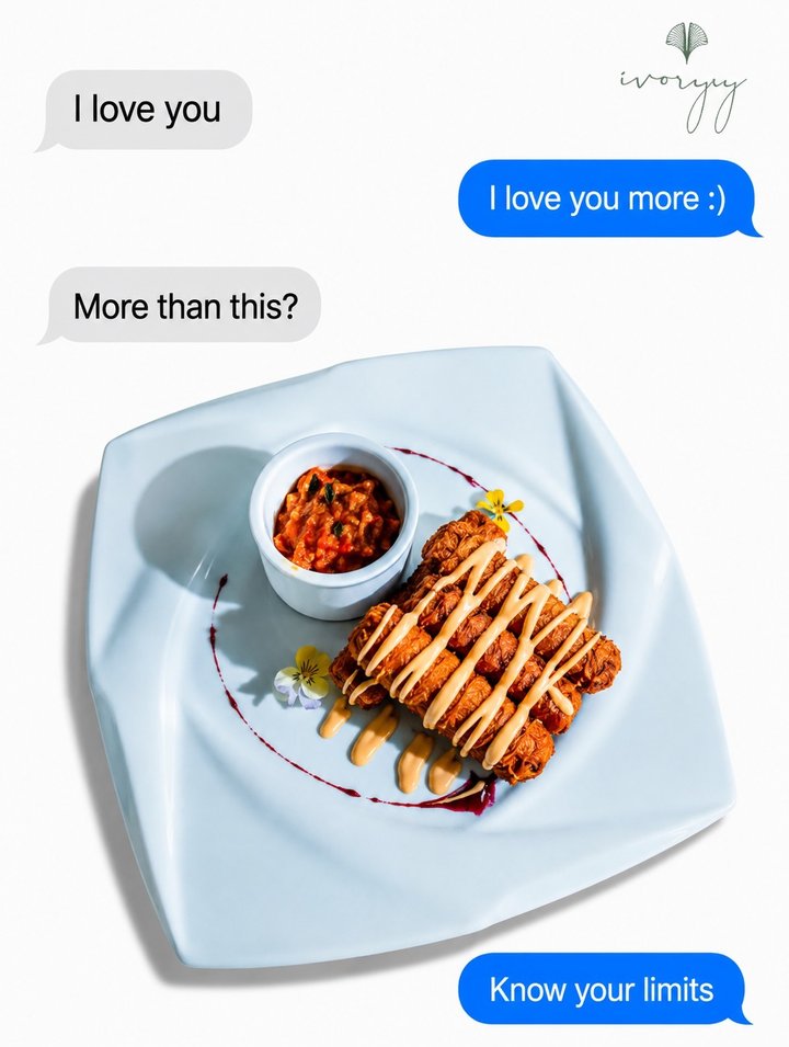 Some things are worth loving more than words. Especially when they’re this crispy, saucy & irresistible. Come taste the love at Ivoryy. Reservations; .
17…