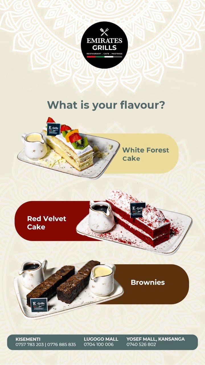 **What’s your cake flavour? Pick your favourite and treat yourself! **