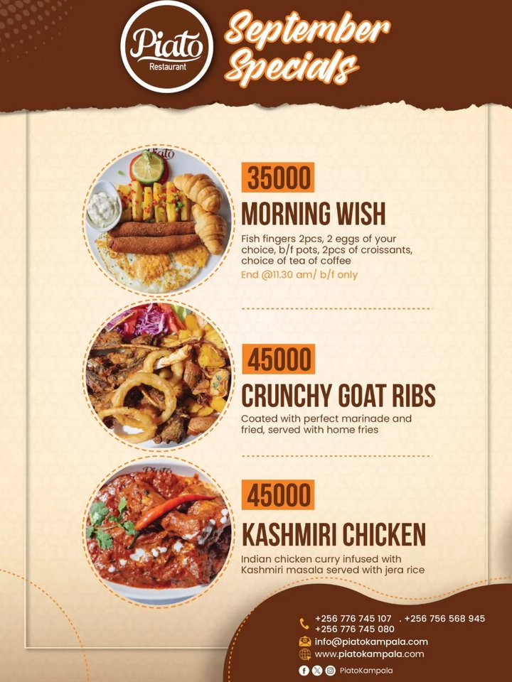 This September, these are the must-tries! Crunchy Goat Ribs
Kashmiri Chicken
Morning Wish Special Which one are you trying first?